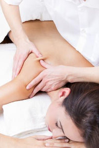 Massaging in Lymphatic Drainage system